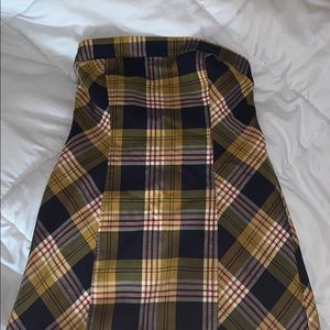 urban outfitters plaid dress